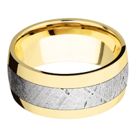 14K Yellow Gold + Polish Finish