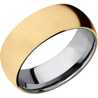 14K Yellow Gold + Satin Finish + Tantalum