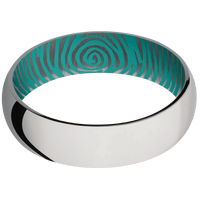 Titanium + Polish Finish + Teal