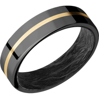 Zirconium + Polish Finish + Forged Carbon Fiber
