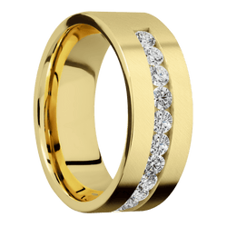 10K Yellow Gold + Anglesatin Finish
