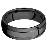Zirconium + Polish , Bead Finish