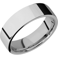 10K White Gold + Polish Finish + Titanium