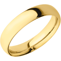 14K Yellow Gold + Polish Finish