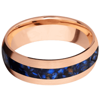 14K Rose Gold + Satin Finish