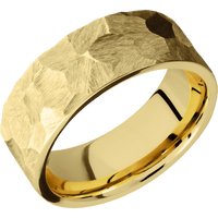 22K Yellow Gold + Rock Finish