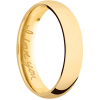 22K Yellow Gold + Polish Finish