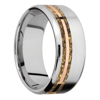 10K White Gold + Bead , Bead Finish