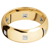 10K Yellow Gold + Polish , Polish Finish