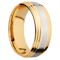 18K Yellow Gold + Polish , Polish Finish