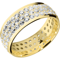 14K Yellow Gold + Polish Finish