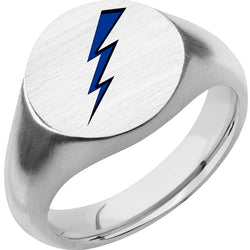 Air Force Custom Collegiate Cobalt Chrome Signet Ring