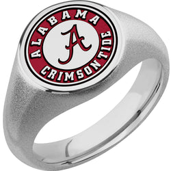 University of Alabama Custom Collegiate Titanium Signet Ring