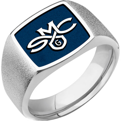 Saint Mary's University Custom Collegiate Palladium Silver Signet Ring