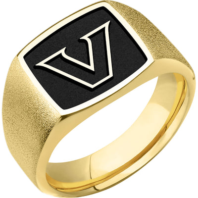 Vanderbilt University Custom Collegiate 10K Yellow Gold Signet Ring