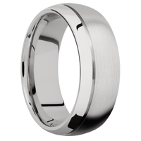 Palladium Silver + Satin , Polish Finish