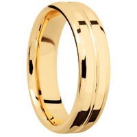 18K Yellow Gold + Polish , Polish Finish