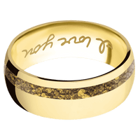 14K Yellow Gold + Polish , Polish Finish