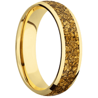 10K Yellow Gold + Polish Finish