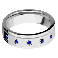 14K White Gold + Polish , Polish Finish