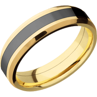 14K Yellow Gold + Polish , Polish Finish