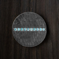 Black Titanium and Blue Diamond Premium Golf Ball Marker