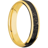 18K Yellow Gold + Polish Finish
