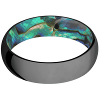 Zirconium + Polish Finish + Abalone