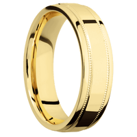 22K Yellow Gold + Polish , Polish Finish