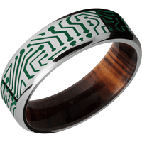 Titanium + Polish , Polish Finish + Cocobolo