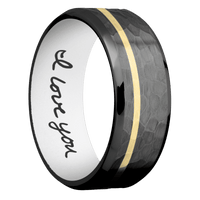 Zirconium + Hammer , Polish Finish + Your Color