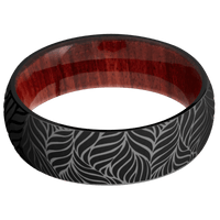 Zirconium + Polish Finish + Red Heart