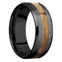 Zirconium + Hammer , Polish Finish