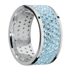18K White Gold + Polish Finish