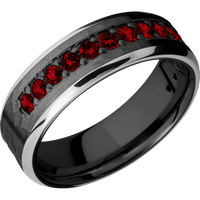 Zirconium + Hammer , Polish Finish