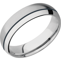 18K White Gold + Satin Finish