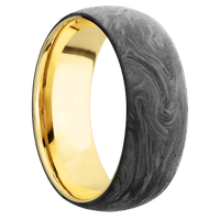 Forged Carbon Fiber + None Finish + 22K Yellow Gold
