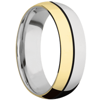 14K White Gold + Polish Finish