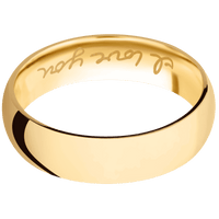 22K Yellow Gold + Polish Finish