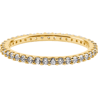 10K Yellow Gold band with 41 Round Lab Grown Diamond having TCW-.62