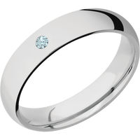 14K White Gold + Polish Finish