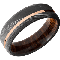 Damascus + Acid Finish + Cocobolo