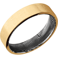 14K Yellow Gold + Distressed Finish + Tightweave