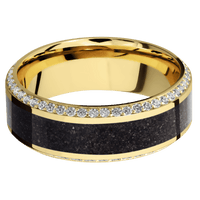 18K Yellow Gold + Polish , Polish Finish