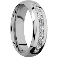14K White Gold + Polish , Polish Finish