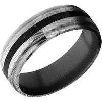 Damascus + Polish Finish + Dark Grey
