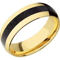 14K Yellow Gold + Polish Finish