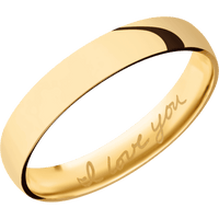 22K Yellow Gold + Polish Finish