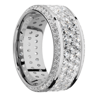 14K White Gold + Polish , Polish Finish