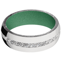 18K White Gold + Polish Finish + Squatch